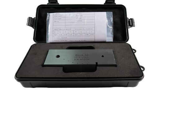 NDT A6 CALIBRATION BLOCK Test Block According Standard BS 2704:1978