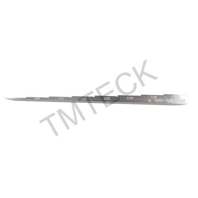 7075 Aluminum Steel 8 Step Calibration Block with 1-2-3-4-5-6-7-8mm Thickness for Ultrasonic Testing
