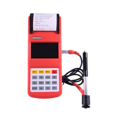 THL500 Portable Hardness Tester with 3 inch OLED Screen 360° Measuring Direction and 600 Groups Data Memory