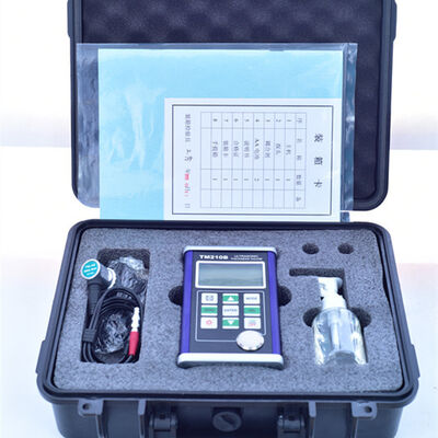 Ultrasonic Thickness Gauge TM210B with 0.75mm~300.0mm Measuring Range 128×64 LCD