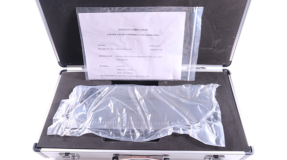 บล็อกสอบเทียบ NDT IIW-Type 1 AWSD1.1/D1.1M-2015 บล็อกทดสอบเหล็ก 1018 สำหรับเครื่องตรวจจับข้อบกพร่องด้วยคลื่นเสียงความถี่สูง ชนิดนิ้ว