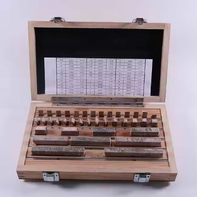 ชุดบล็อกวัดสอบเทียบ 38 ชิ้น เกรด 0 บล็อกสลิป 1-100 มม. ผลิตโดย Tmteck