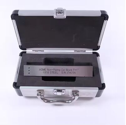 ASME Non-Piping Cal Block T=1 นิ้ว ASME TYPE 1018 เหล็กแผ่นสอบเทียบสำหรับคลื่นเฉือน UT (ความหนา 1 นิ้ว)
