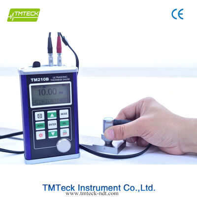 เครื่องวัดความหนาอัลตราโซนิก TM210B พร้อมช่วงการวัด 0.75 มม. ~ 300.0 มม. จอ LCD 128×64